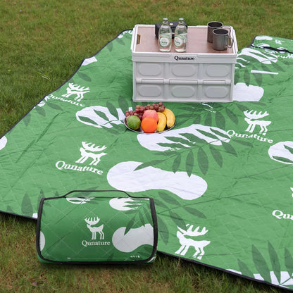 Quanature pikniková deka 200 x 200 cm kempingová deka pikniková podložka do exteriéru voděodolná