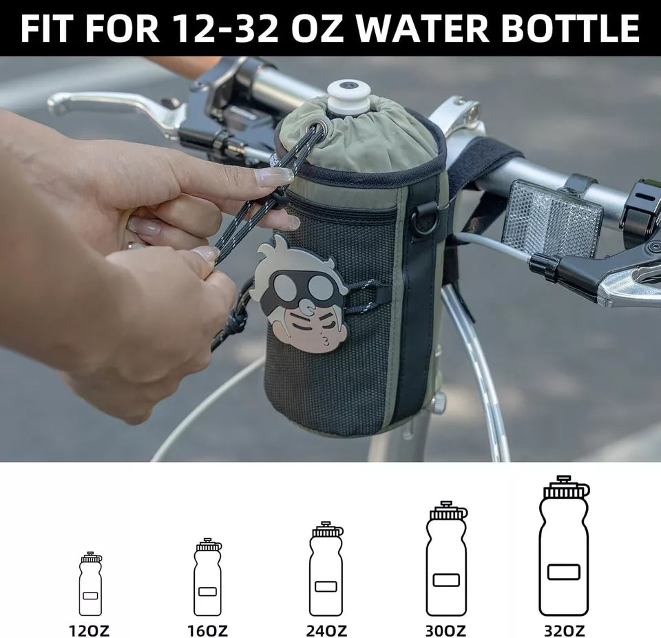 ROCKBROS Cyklistická brašna na řídítka s nylonovou stahovací šňůrkou Láhev na vodu