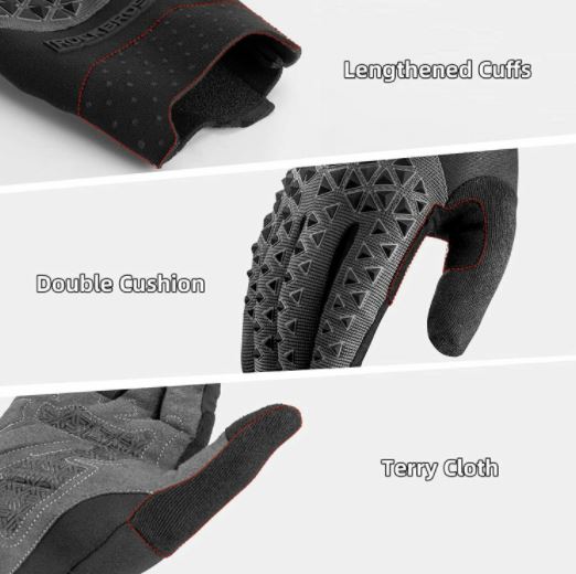 ROCKBROS rukavice na horská kola Cyklistické rukavice dotykový SBR M-XXL Unisex