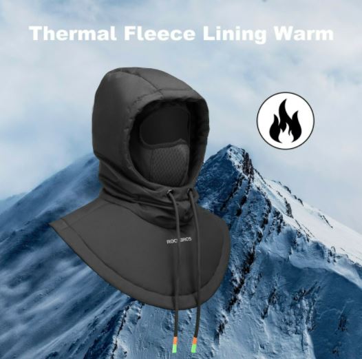 ROCKBROS Balaclava Ski Mask Winter Balaclava Thermal Fleece Mask Motocykl