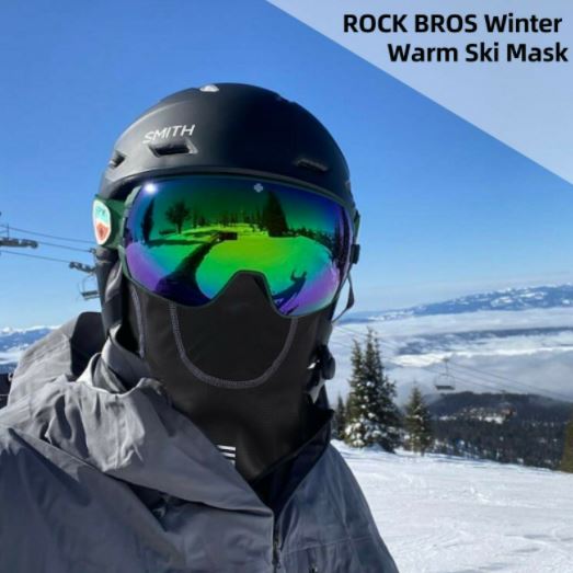 ROCKBROS Zimní šátek na krk Motocyklový šátek Poloviční kukla Kukla Unisex