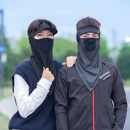 ROCKBROS Half Balaclava maska na kolo Tube Scarf Motocykl větruodolná