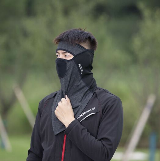 ROCKBROS Half Balaclava maska na kolo Tube Scarf Motocyklový pásek do vlasů odolný proti větru