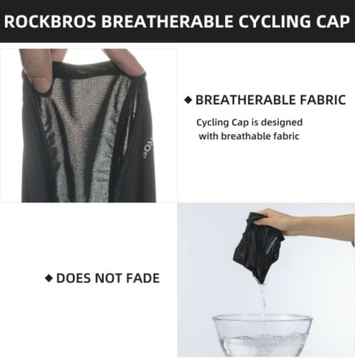 ROCKBROS kukla prodyšná na motorku UPF50+ letní ledové hedvábí