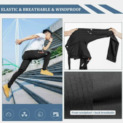 ROCKBROS Cyklistické šortky Dlouhé kalhoty Cyklistika Muži Sport Ležérní Černá