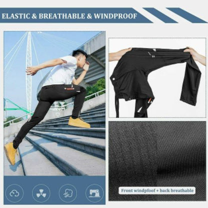 ROCKBROS Cyklistické šortky Dlouhé kalhoty Cyklistika Muži Sport Ležérní Černá