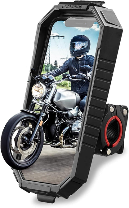 ROCKBROS držák mobilního telefonu na kolo motocykl univerzální 360° vodotěsný