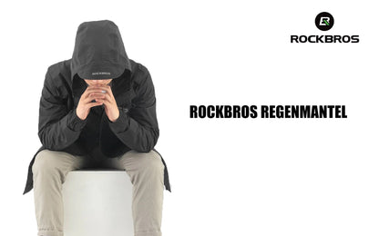 ROCKBROS Pláštěnka Bunda do deště Vodotěsná Větruodolná Ženy Muži