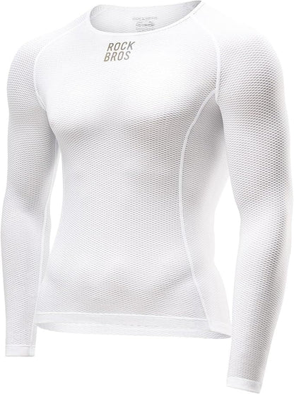 ROCKBROS košile s dlouhým rukávem pánský cyklistický dres, rychleschnoucí funkční triko, cyklistické oblečení, fitness triko na kolo, běh, tenis, turistiku, pánské