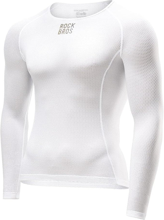 ROCKBROS košile s dlouhým rukávem pánský cyklistický dres, rychleschnoucí funkční triko, cyklistické oblečení, fitness triko na kolo, běh, tenis, turistiku, pánské
