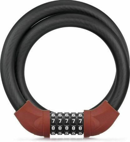 ROCKBROS Bicycle Lock E Bike Pětimístný kombinovaný zámek Motocykl, MTB skútr