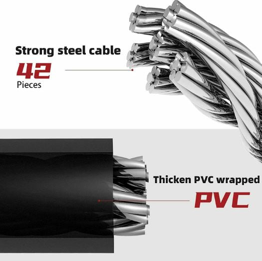 ROCKBROS Bicycle Lock E Bike Pětimístný kombinovaný zámek Motocykl, MTB skútr