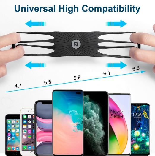 ROCKBROS držák mobilního telefonu na kolo otočný o 360° držák na mobilní telefon pro 4,0-6,8" smartphone