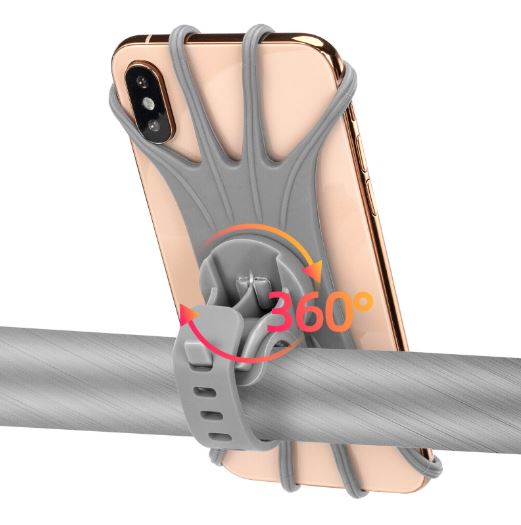 ROCKBROS držák mobilního telefonu na kolo otočný o 360° držák na mobilní telefon pro 4,0-6,8" smartphone
