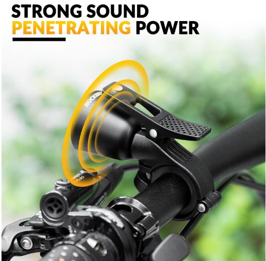 ROCKBROS Bicycle Bell Zvuková houkačka na kolo Elektrický Signální Klakson Univerzální