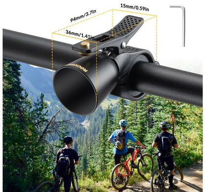 ROCKBROS Bicycle Bell Zvuková houkačka na kolo Elektrický Signální Klakson Univerzální
