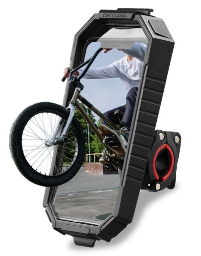 ROCKBROS držák mobilního telefonu na kolo motocykl univerzální 360° vodotěsný