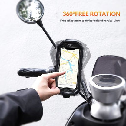 ROCKBROS držák mobilního telefonu na kolo motocykl univerzální 360° vodotěsný