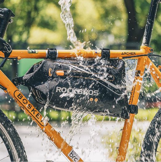 ROCKBROS taška na rám horní trubka taška na kolo pro MTB silniční elektrokolo 3,5L