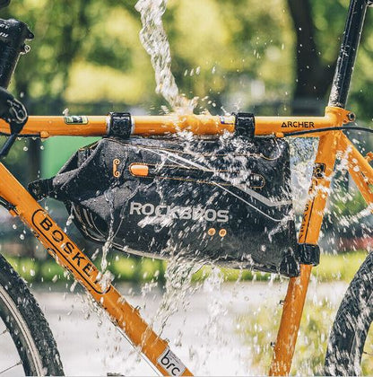 ROCKBROS taška na rám horní trubka taška na kolo pro MTB silniční elektrokolo 3,5L