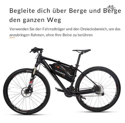 ROCKBROS taška na rám horní trubka taška na kolo pro MTB silniční elektrokolo 3,5L