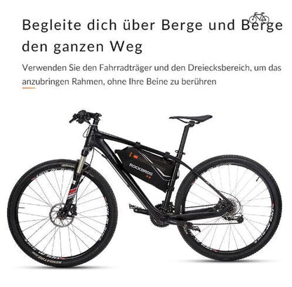 ROCKBROS taška na rám horní trubka taška na kolo pro MTB silniční elektrokolo 3,5L