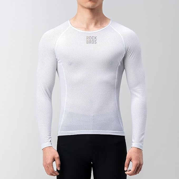 ROCKBROS košile s dlouhým rukávem pánský cyklistický dres, rychleschnoucí funkční triko, cyklistické oblečení, fitness triko na kolo, běh, tenis, turistiku, pánské