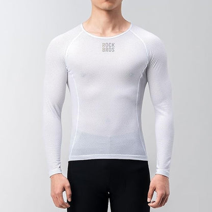ROCKBROS košile s dlouhým rukávem pánský cyklistický dres, rychleschnoucí funkční triko, cyklistické oblečení, fitness triko na kolo, běh, tenis, turistiku, pánské