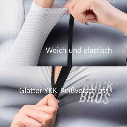 ROCKBROS Dámský cyklistický dres s dlouhým rukávem Gradient Color MTB cyklistický dres Prodyšný