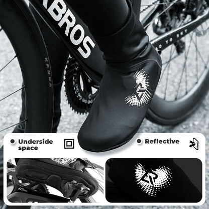 Návleky na kolo ROCKBROS LF1274 zateplené návleky na boty, vodoodpudivé, vhodné do -5 až 10 stupňů pro silniční kolo MTB