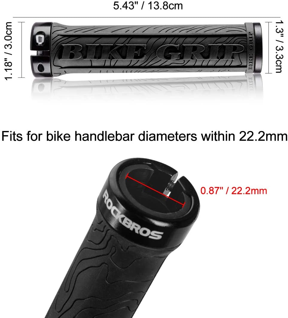 ROCKBROS rukojeti řídítek jízdního kola 22mm protiskluzové