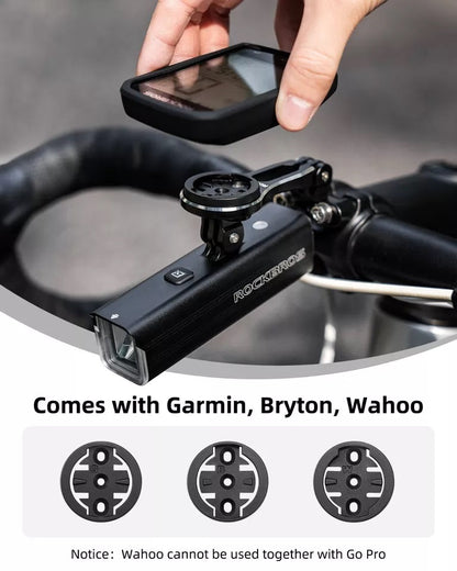 Držák na cyklistický počítač ROCKBROS pro držák GPS na řídítka Garmin Bryton Wahoo hliníkový