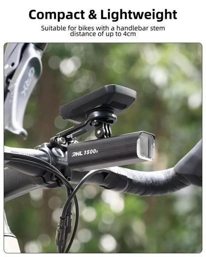 Držák na cyklistický počítač ROCKBROS pro držák GPS na řídítka Garmin Bryton Wahoo hliníkový