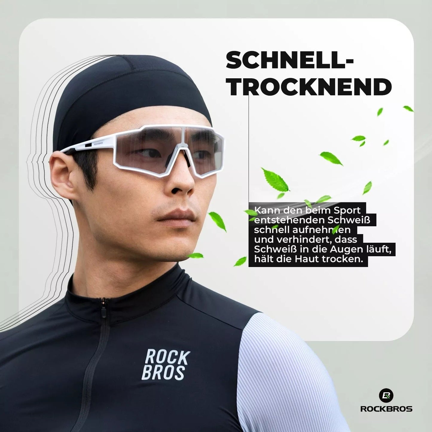 ROCKBROS cyklistická čepice COOLMAX pod čepici cyklistická čepice přilby čepice na kolo letní UPF50+