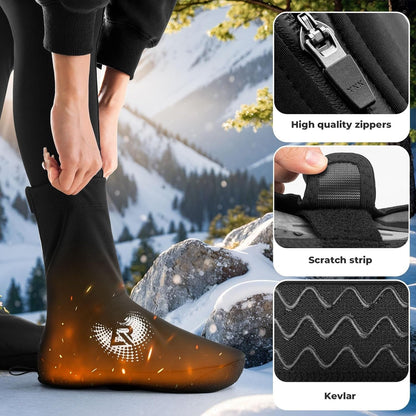 Návleky na kolo ROCKBROS LF1274 zateplené návleky na boty, vodoodpudivé, vhodné do -5 až 10 stupňů pro silniční kolo MTB