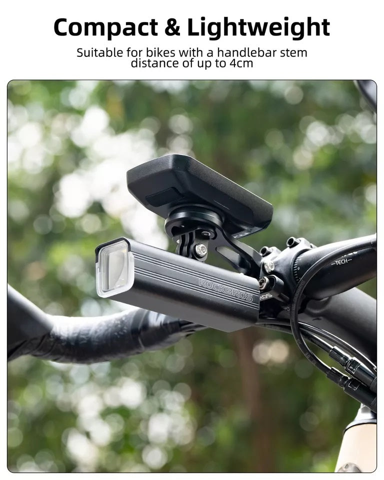 Držák na cyklistický počítač ROCKBROS pro držák GPS na řídítka Garmin Bryton Wahoo hliníkový