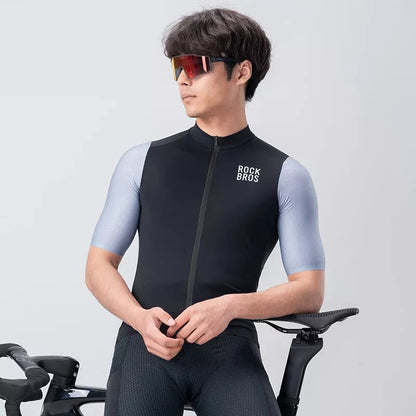 ROCKBROS lehký pánský cyklistický dres s krátkým rukávem MTB/silniční kolo EU velikost