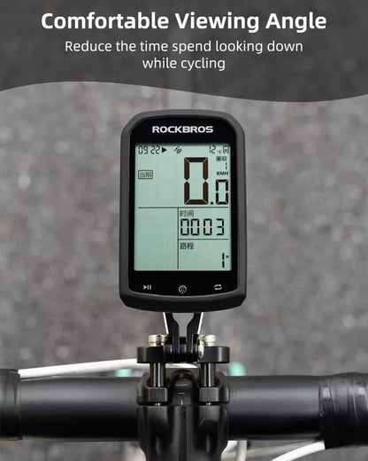 Držák na cyklistický počítač ROCKBROS pro držák GPS na řídítka Garmin Bryton Wahoo hliníkový