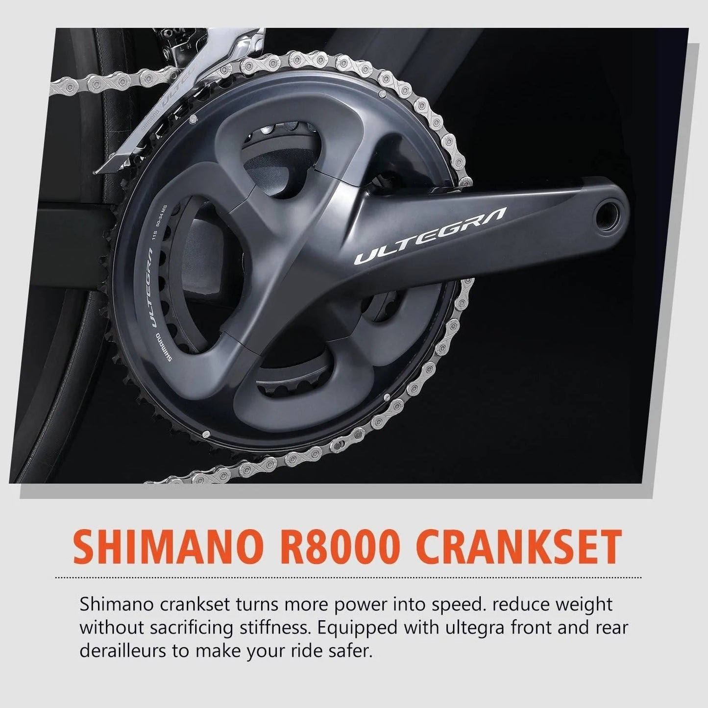 RINOS Odin5.0 Karbonové silniční kolo 700C Shimano Ultegra R8000 22 převodů