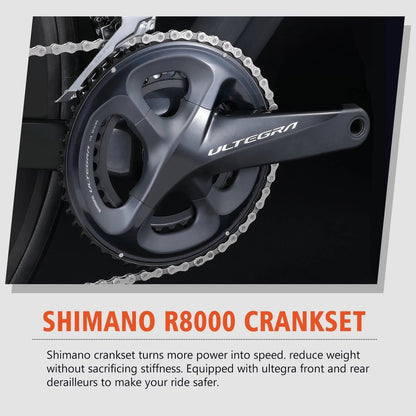 RINOS Odin5.0 Karbonové silniční kolo 700C Shimano Ultegra R8000 22 převodů