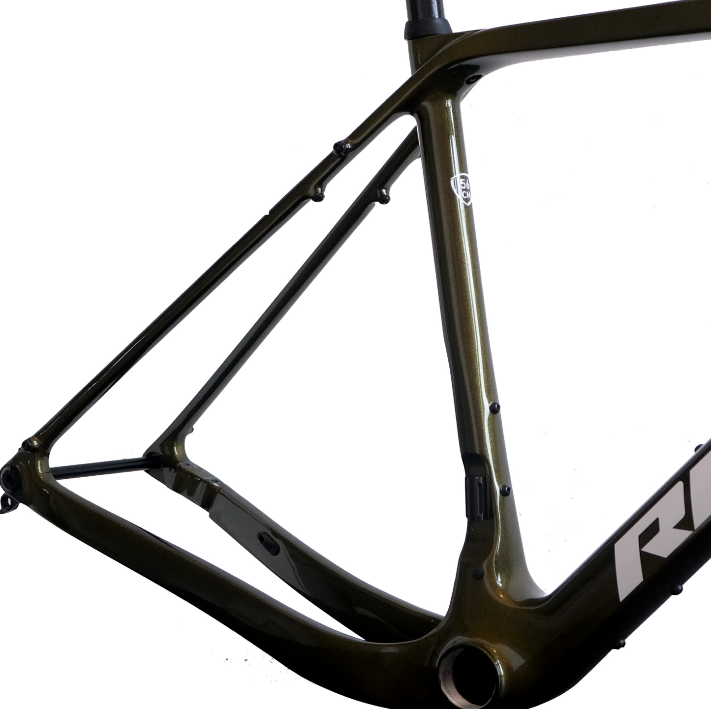 Sada rámu RINOS Gravel s vidlicí sedlovka řídítka karbonové vlákno T800 chameleon barva