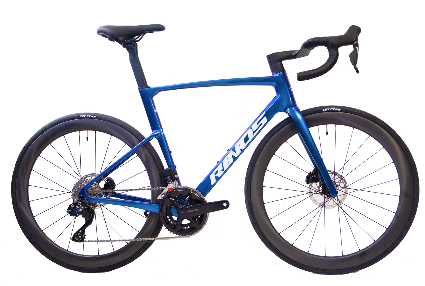 RINOS Karbonové Silniční Kolo Odin 6.1 Shimano 105 Di2, 24 rychlostí