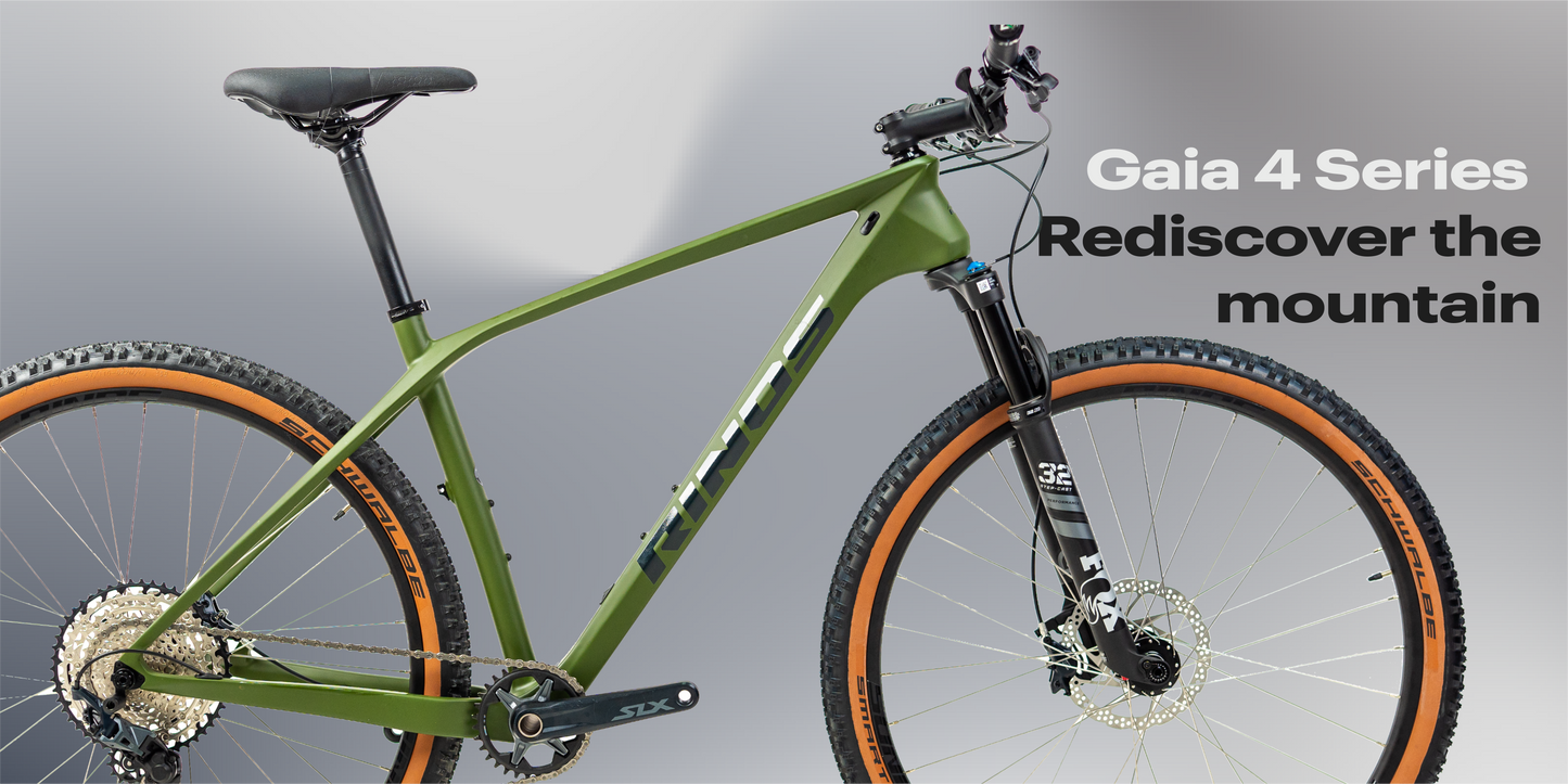 RINOS Gaia4.0 Karbonové horské kolo MTB Shimano SLX 12 rychlostí FOX Hardtail