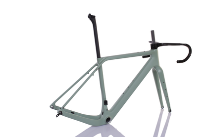 Sada rámu RINOS Gravel s vidlicí sedlovka řídítka karbonové vlákno T800 chameleon barva