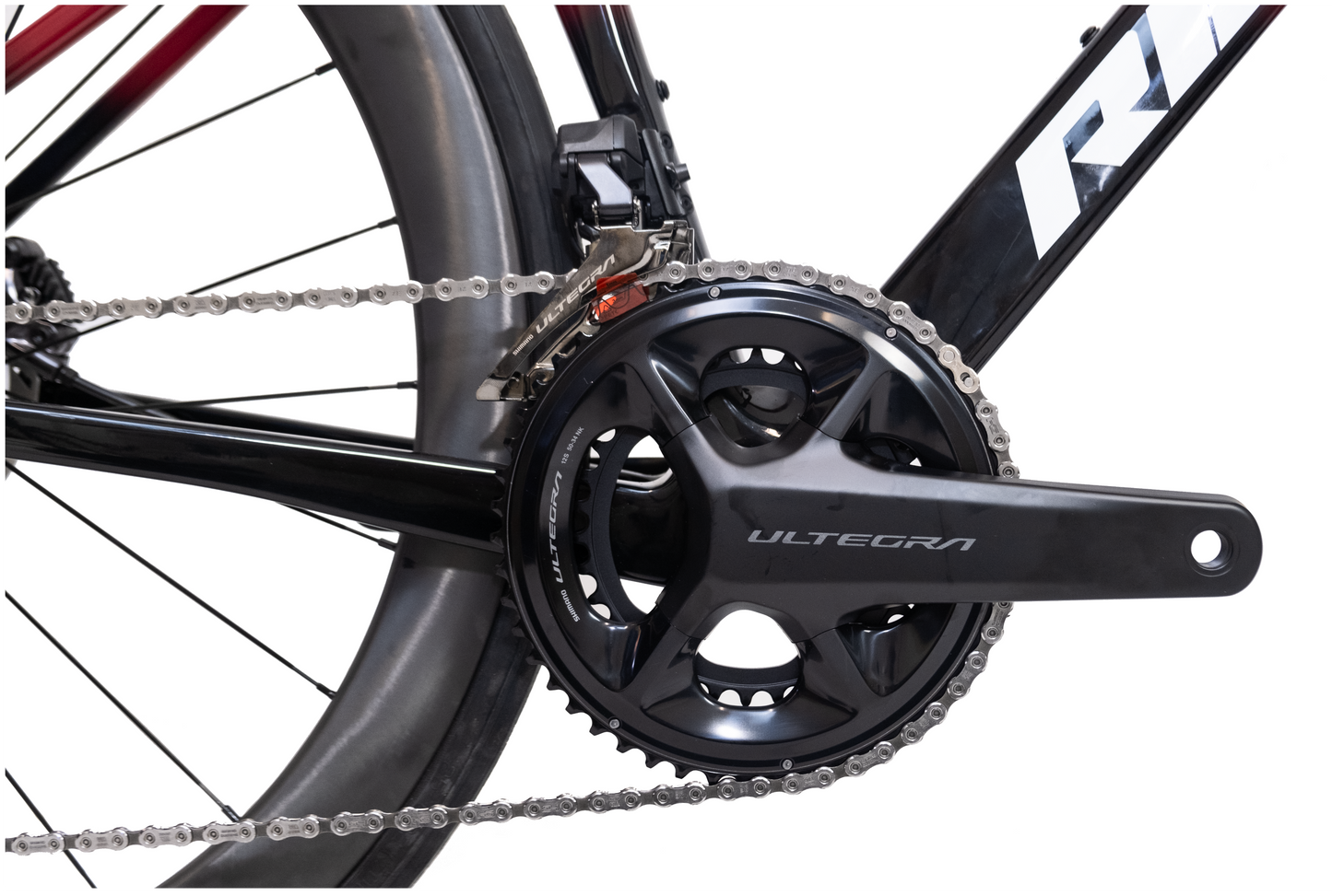 RINOS karbon silniční kolo Odin7.1 Shimano Ultegra Di2 Červená XS s karbonovými koly – 24 rychlostí