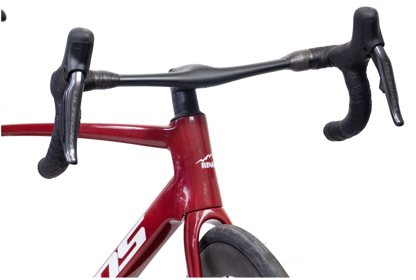 RINOS karbon silniční kolo Odin7.1 Shimano Ultegra Di2 Červená XS s karbonovými koly – 24 rychlostí