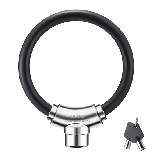 Lankový zámek na kolo se suchým zipem, klíč není potřeba, ROCKBROS
