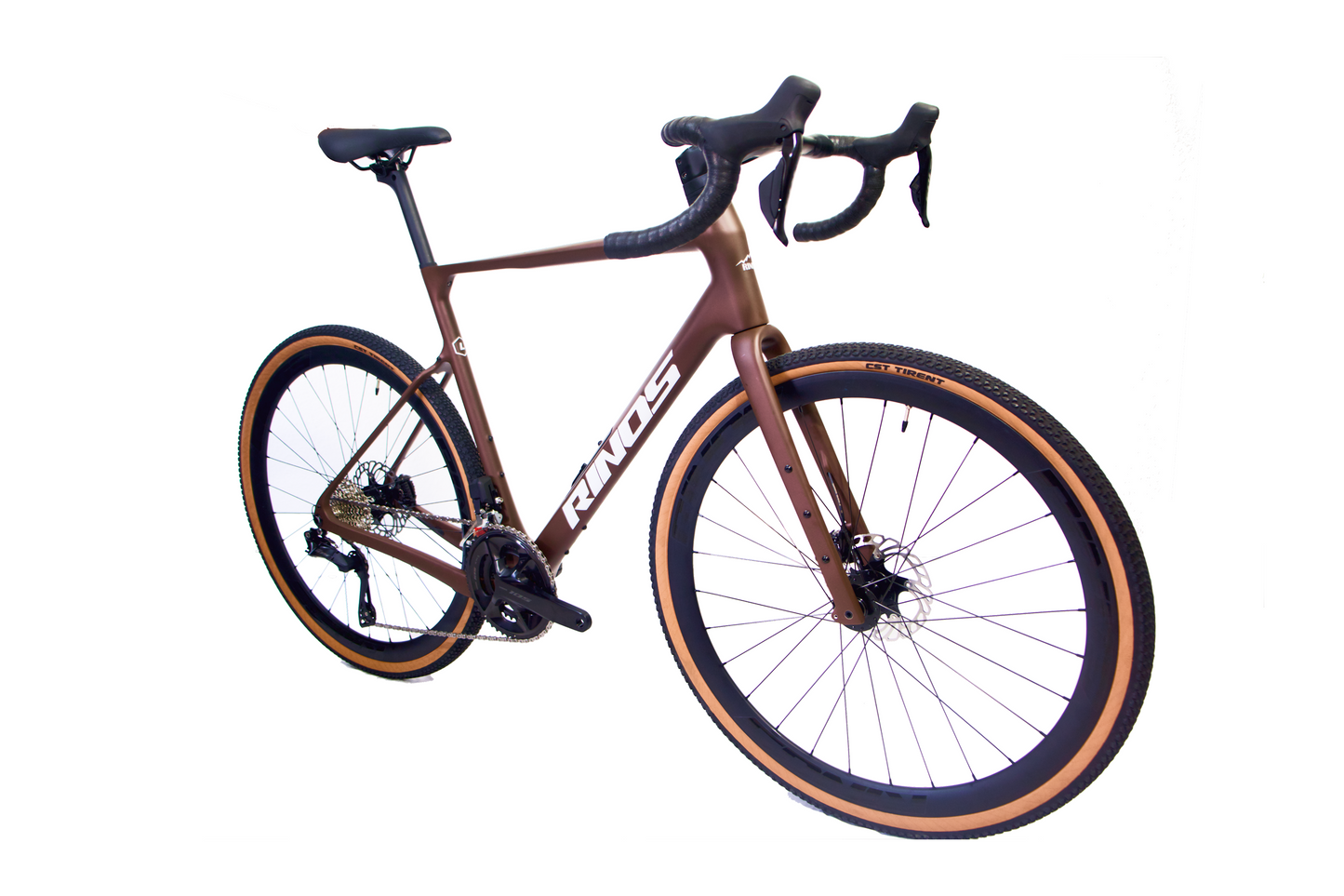 RINOS Karbon Gravel Sandman8.0 Shimano 105 Di2 Káva
