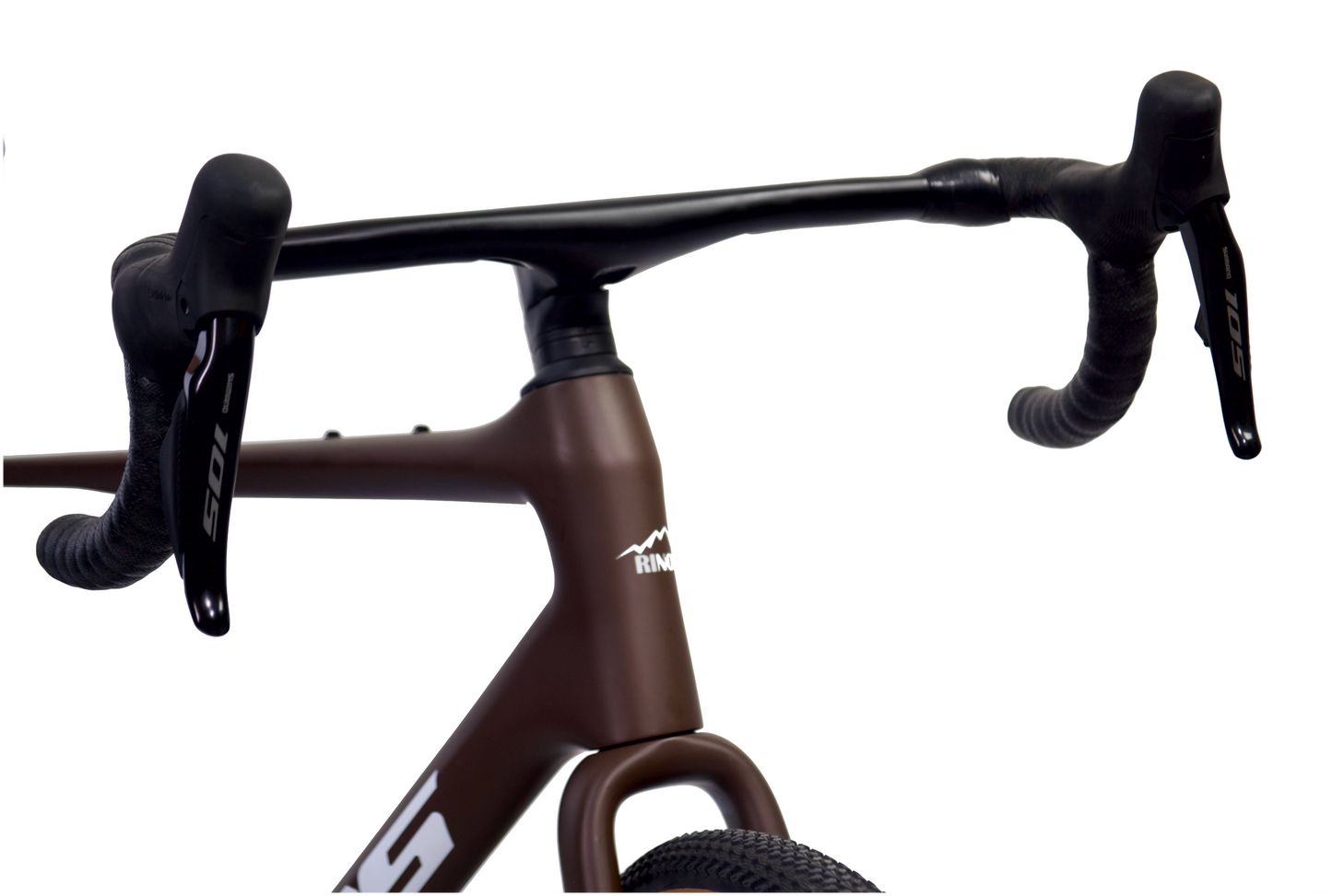 RINOS Karbon Gravel Sandman8.0 Shimano 105 Di2 Káva