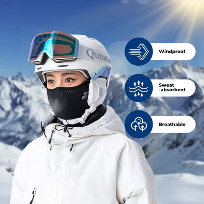 ROCKBROS Winter Half Balaclava E-kolo/kolo/moto maska Fleece Sleep Warm